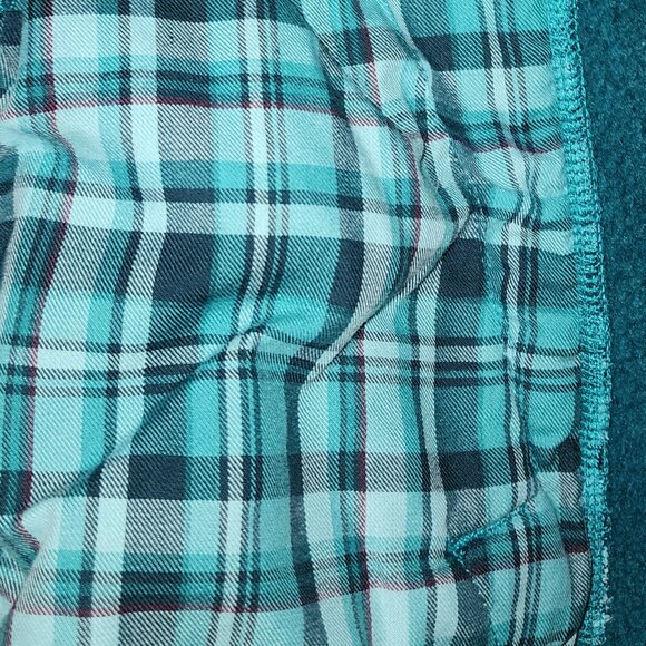 Womens teal North Face Fleece zipup Jacket Size M & North Face Beanie - Picture 6 of 7